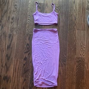 Purple naked wardrobe set